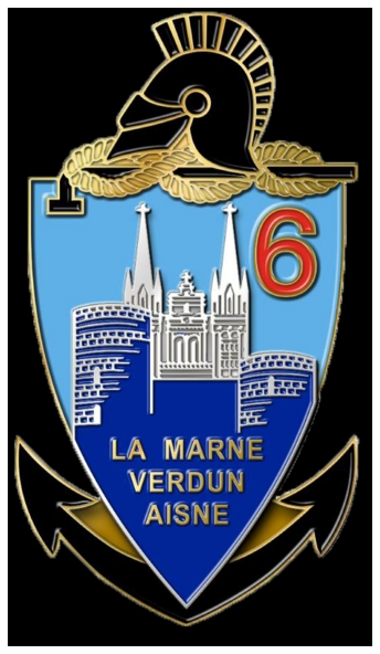 Ecusson du 6 régiment du génie -